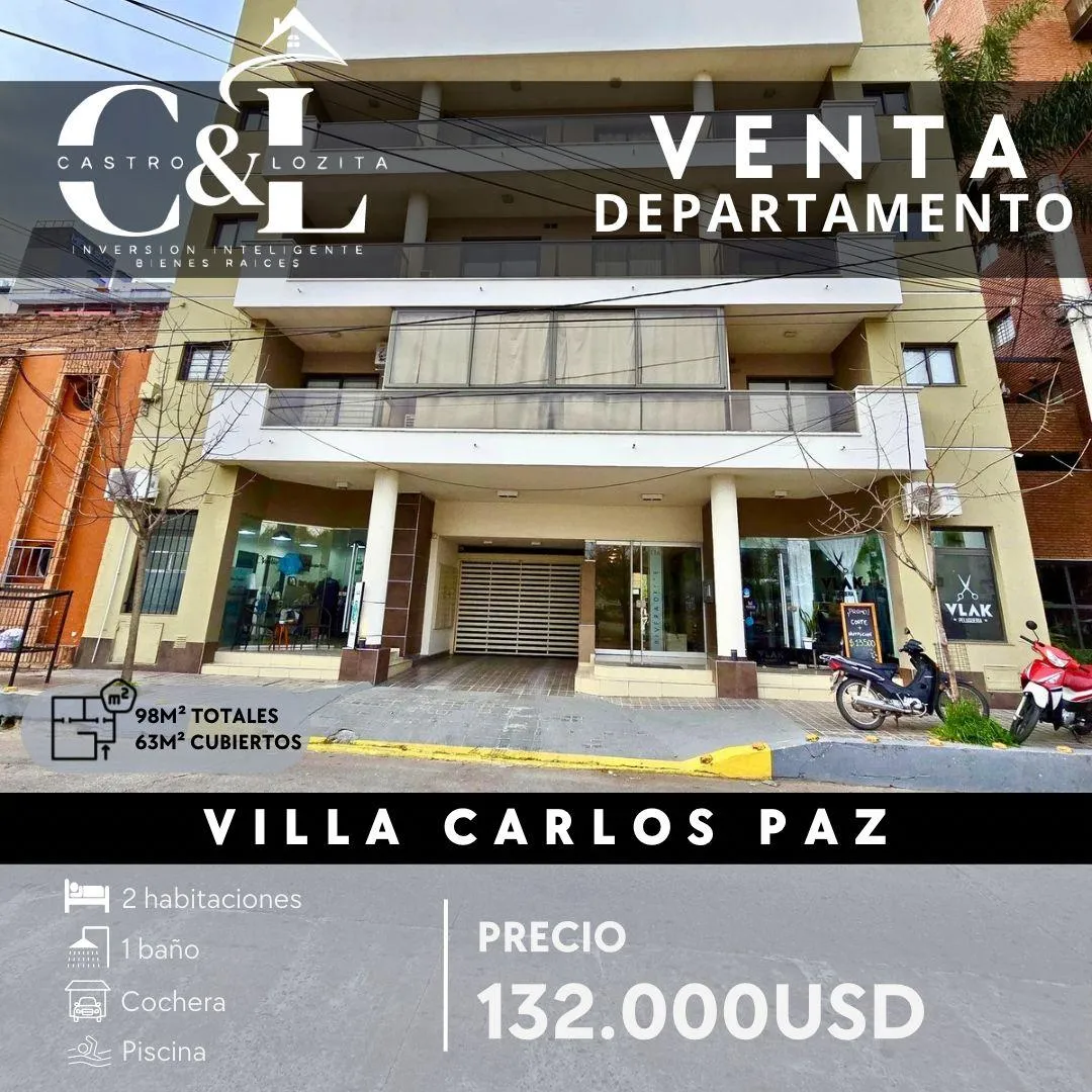 Departamento en Rivera Oeste Centro, Villa Carlos Paz