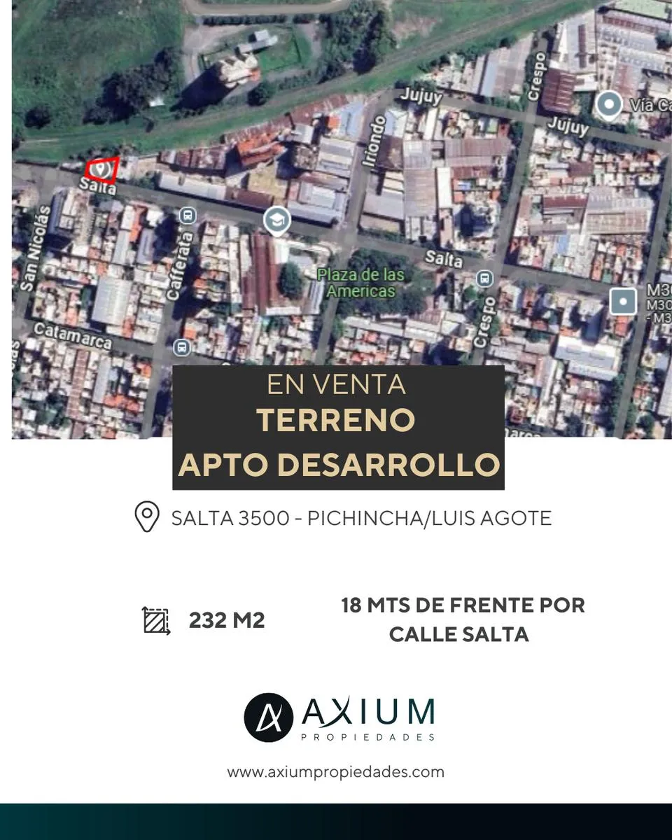 Terreno en Salta al 3500