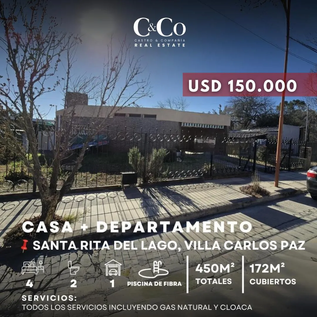 Casa en Santa Rita del Lago, Villa Carlos Paz