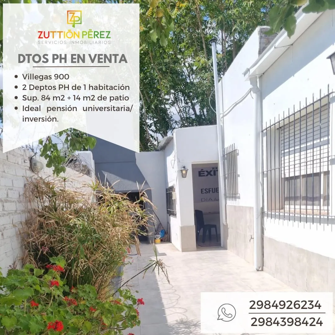 Departamento en Villegas al 900