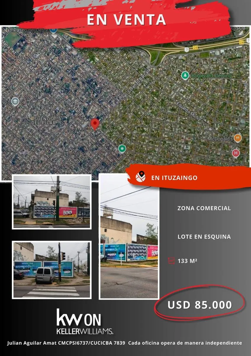 Terreno en Barcala al 800