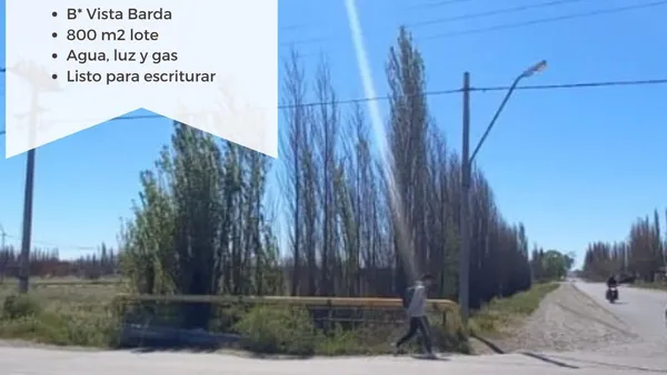Terreno en B° Vista Badra