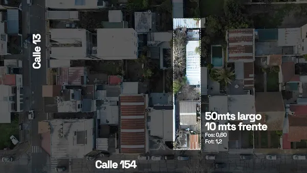 Terreno en 154 al 1300