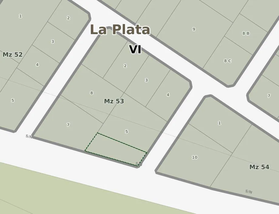 Terreno en 509 bis y 138