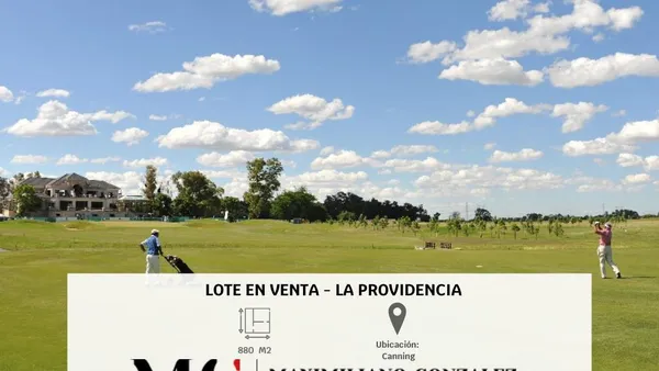 Terreno en Lote venta La Providencia Canning