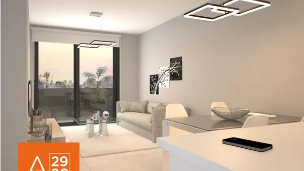 Departamento en Arregui 2920 PB C - 3 ambientes con patio en construcción