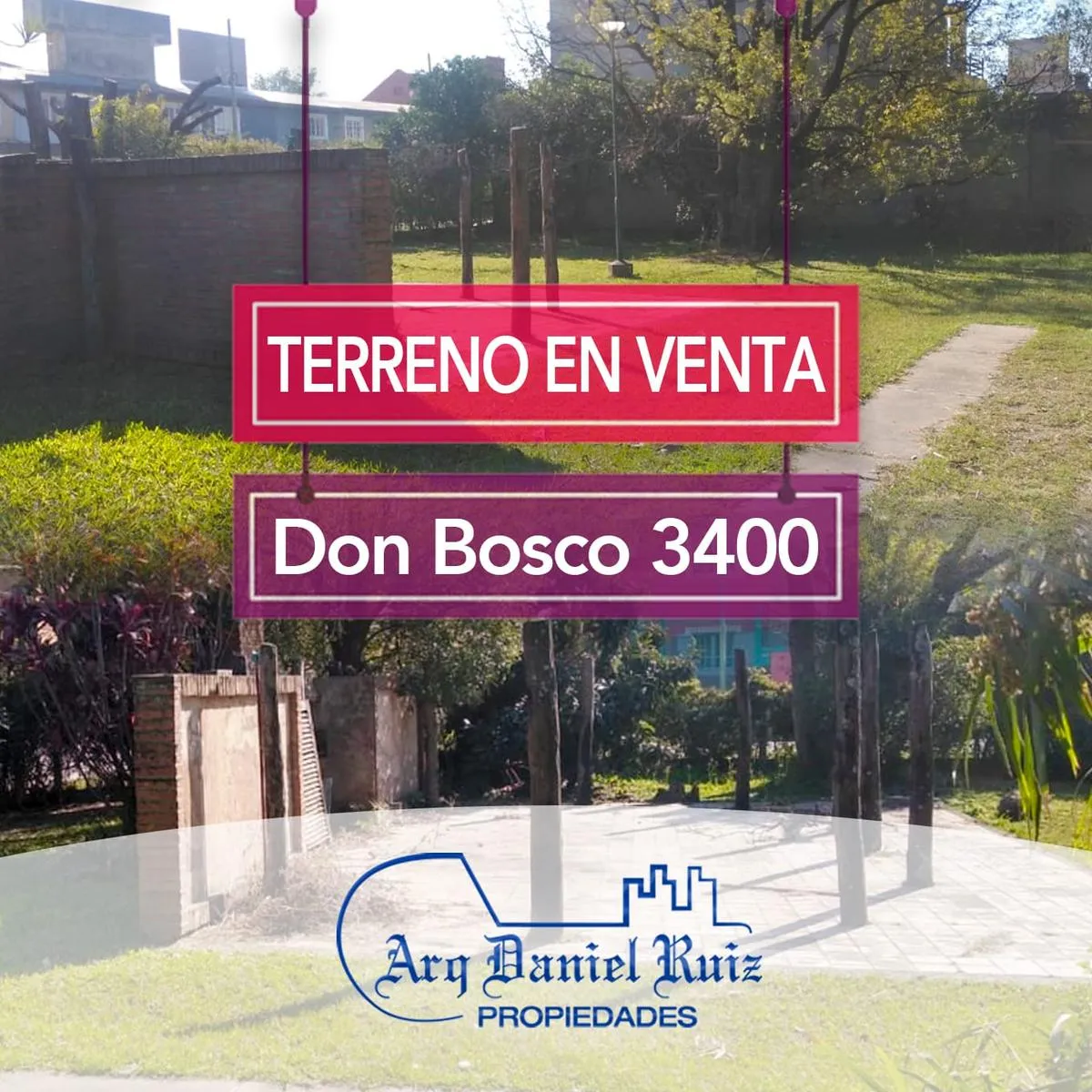 Terreno en Don Bosco al 3400