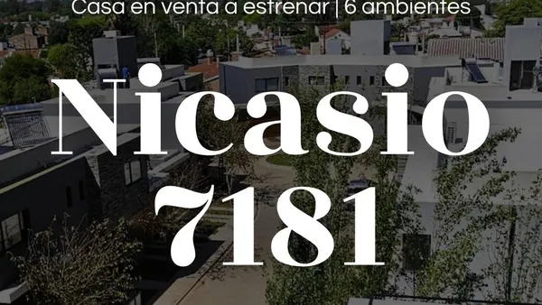 Casa en Nicasio al 7100 (casa)