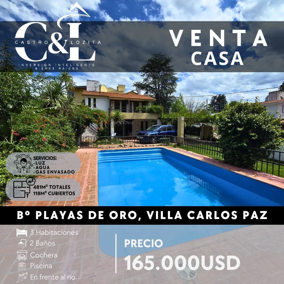 Casa en Playas de Oro, Villa Carlos Paz