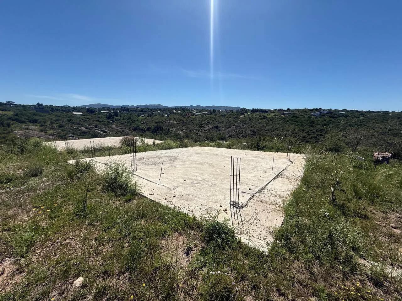 Terreno en CON CIMIENTO PARA 3 CABAÑAS A MTS DE LA CASCADA DE EL RIO MALLIN