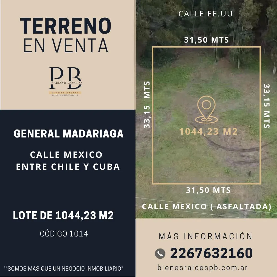 Terreno en Mexico entre Cuba y Chile