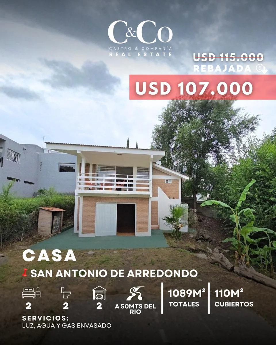 Casa en San Antonio de Arredondo, Punilla