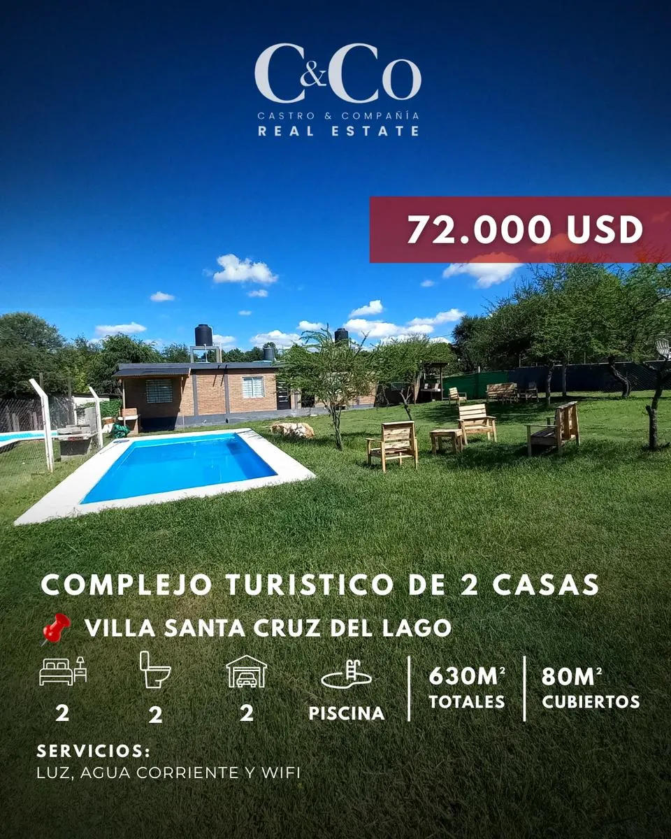 Hotel en Villa Santa Cruz del Lago, Punilla