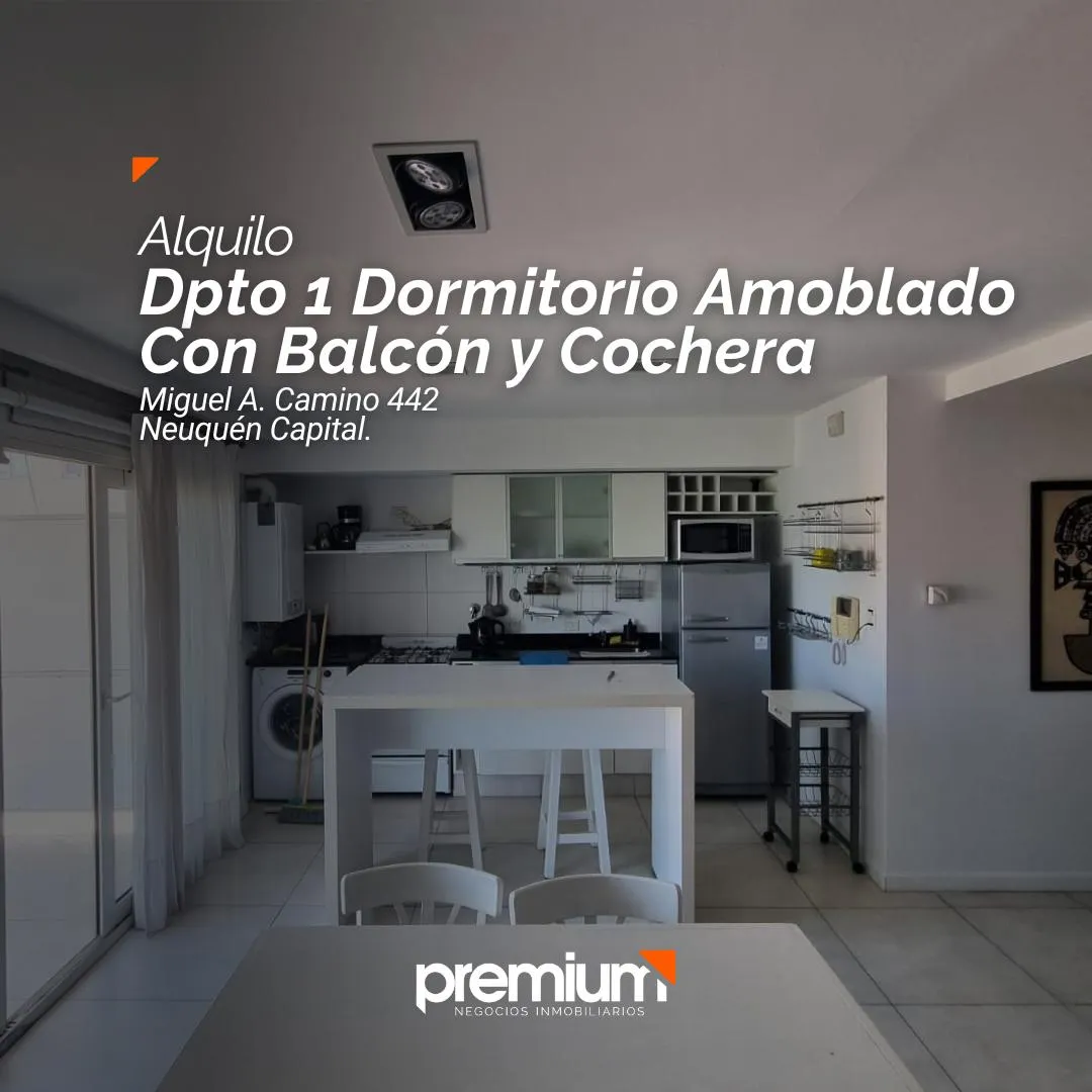 Departamento en Departamento 1 Dormitorio amoblado con cochera - Miguel A. Camino 442 - Santa Genoveva - Neuquén