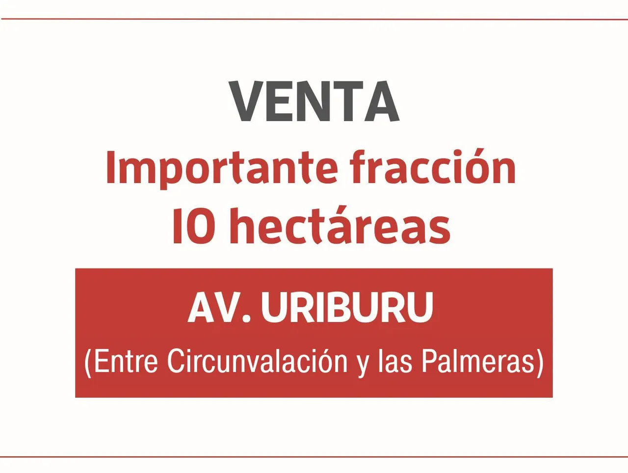 Terreno en Av. Uriburu entre Circunvalación y Las Palmas