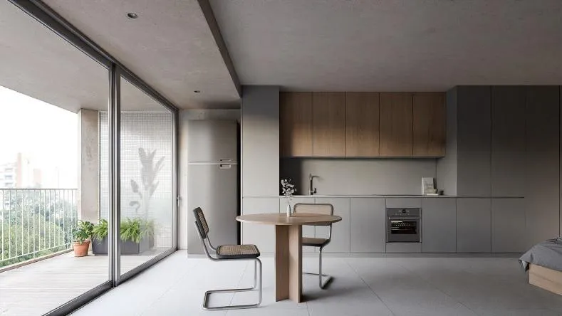Departamento en Santiago al 800. 04-01.
