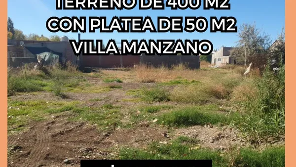 Terreno en Los Perales al 151, mza 151 lote32. B° Don Pedro. Villa Manzano. Rio Negro