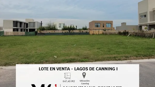 Terreno en Lote venta Lagos de Canning I