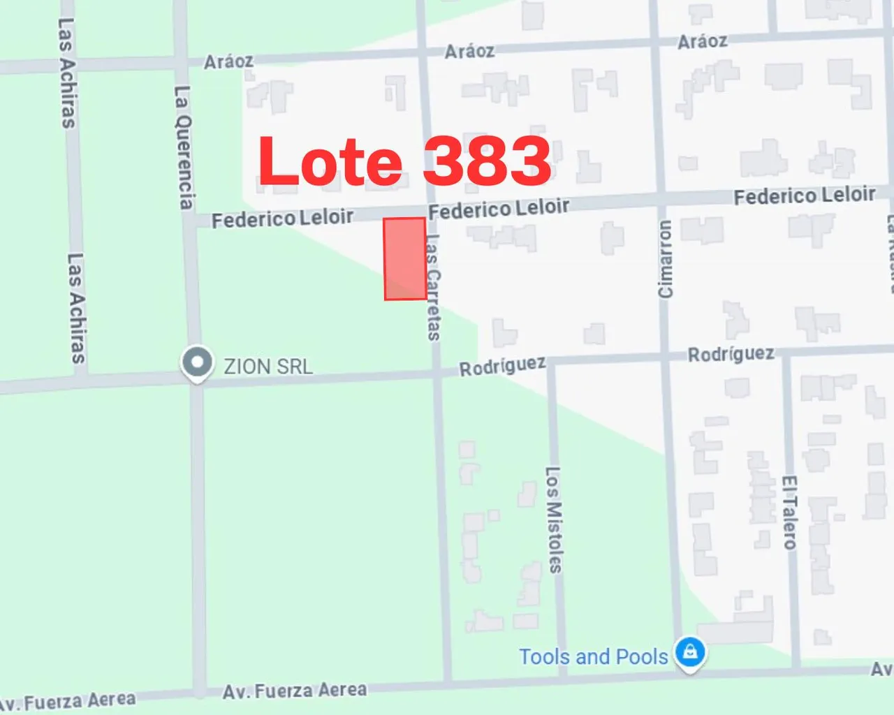 Terreno en Leloir y Las Carretas