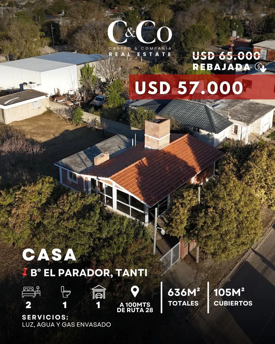 Casa en El Parador, Tanti