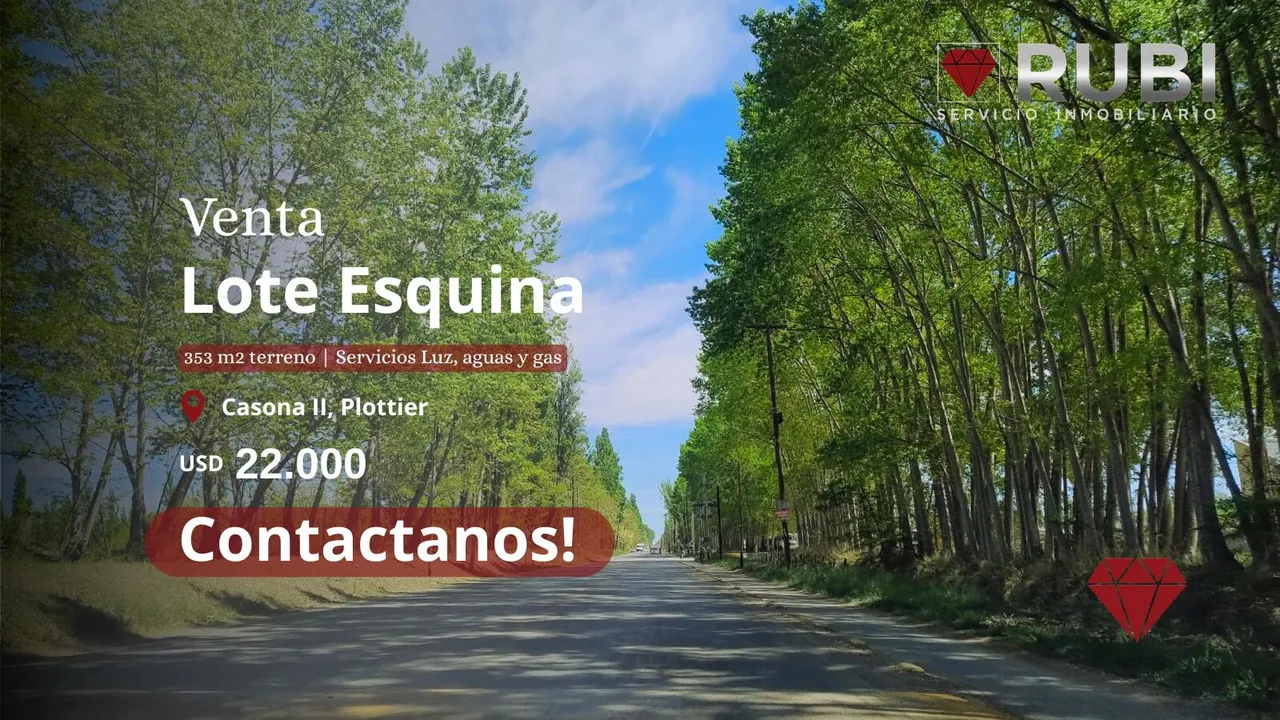 Terreno en LOTE EN VENTA BARRIO LA CASONA II DE PLOTTIER