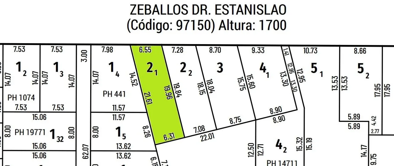 Terreno en Zeballos al 1763