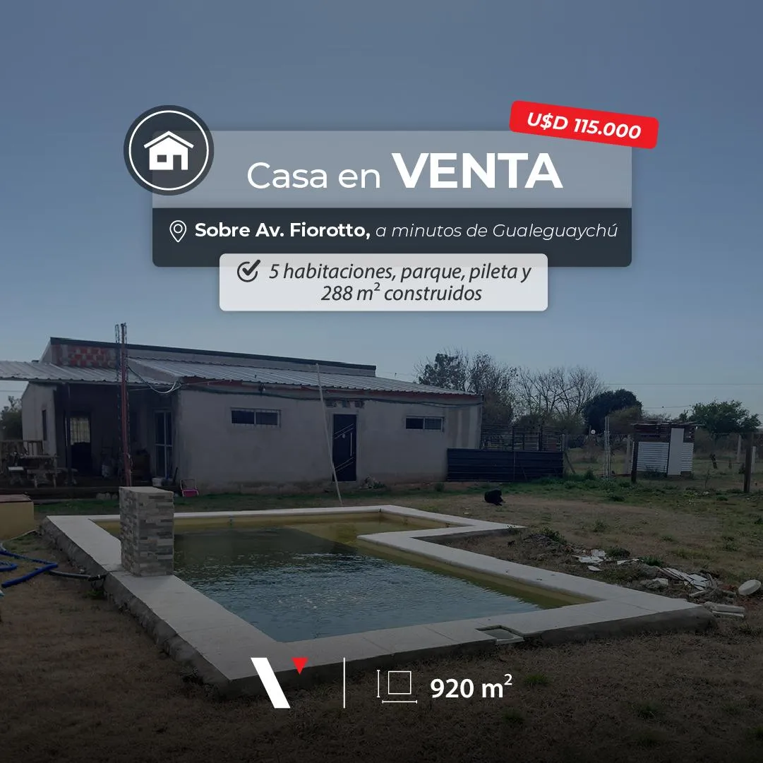 Casa en Av Fiorotto