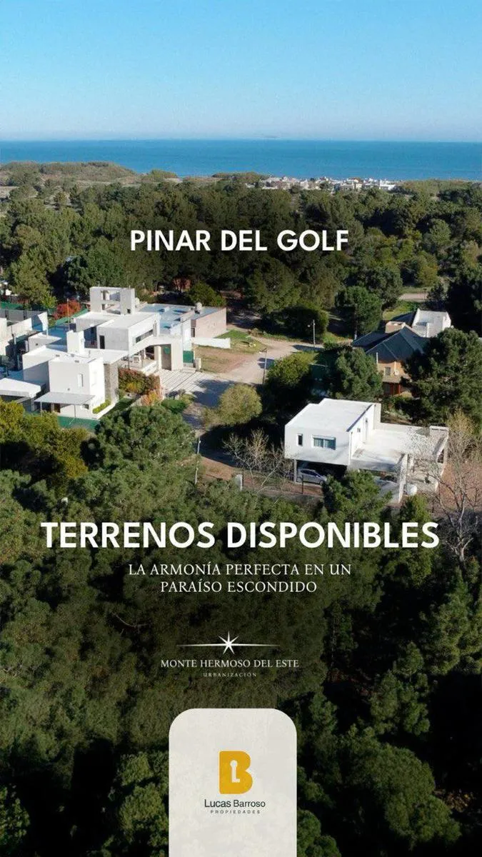 Terreno en Pinar del golf, Monte Hermoso del Este