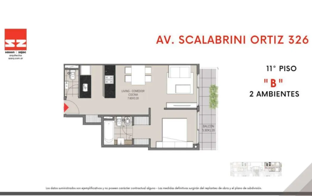 Departamento en scalabrini ortiz al 300