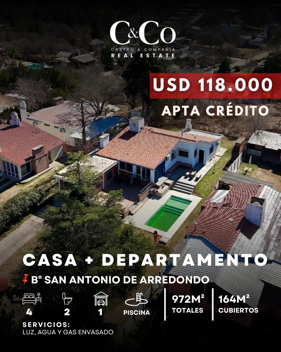Casa en San Antonio de Arredondo