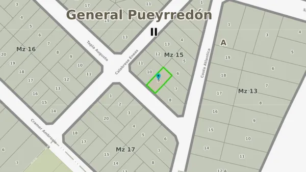 Terreno en Tapia Augusto al 200