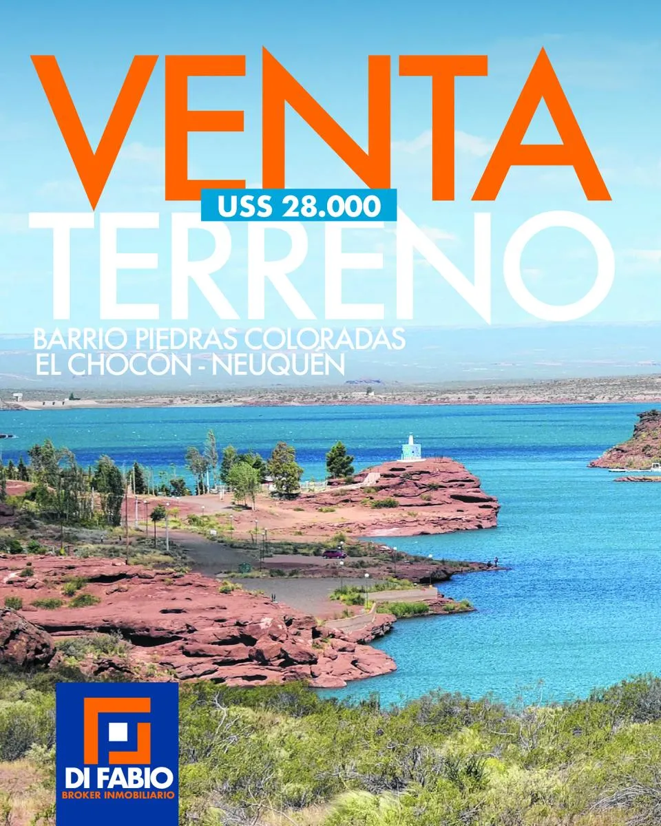 Terreno en Piedras Coloradas - El Chocón - Nqn