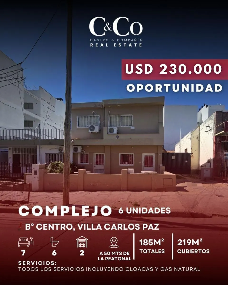 Hotel en Centro, Villa Carlos Paz