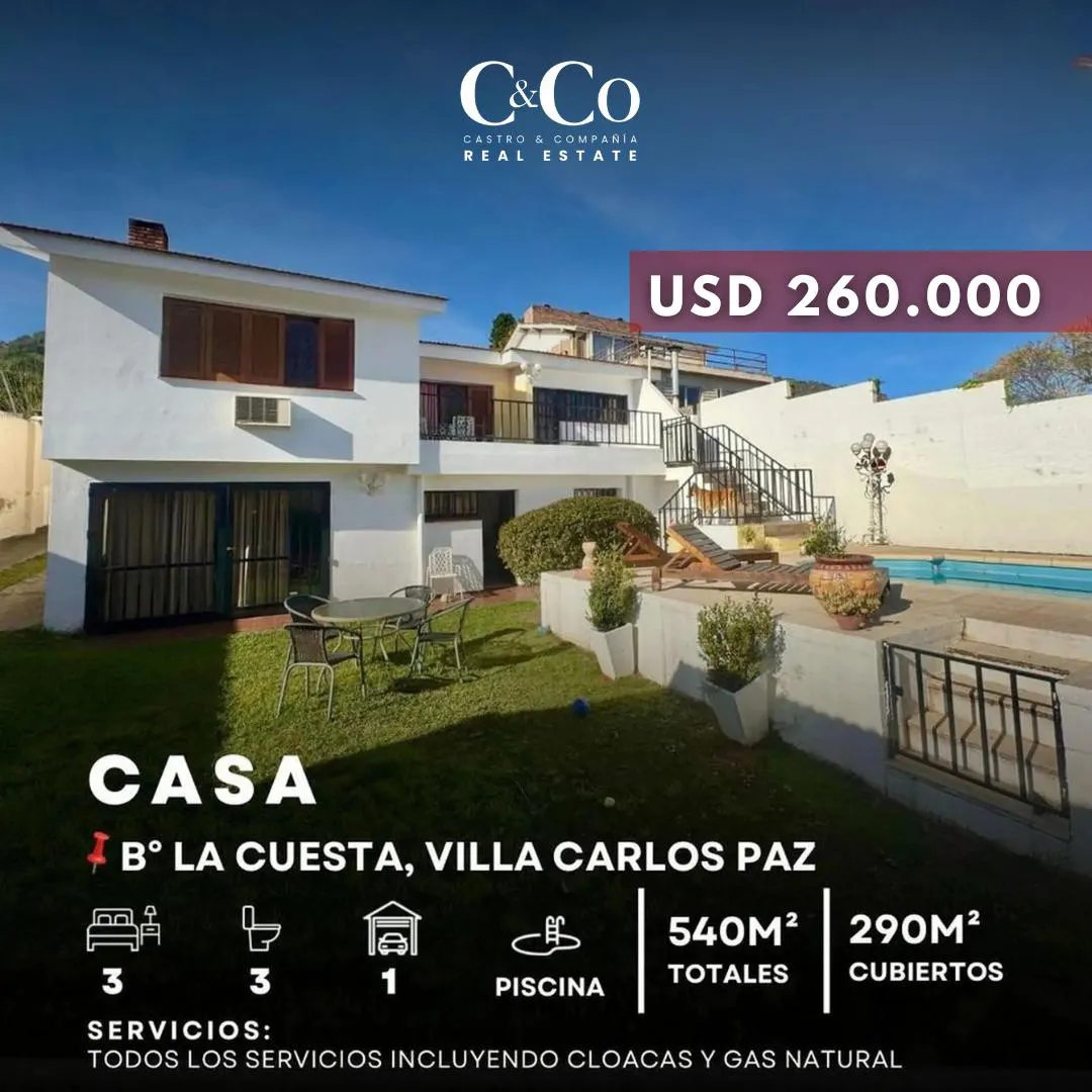 Casa en La Cuesta, Villa Carlos Paz