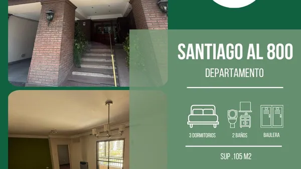 Departamento en Santiago al 800