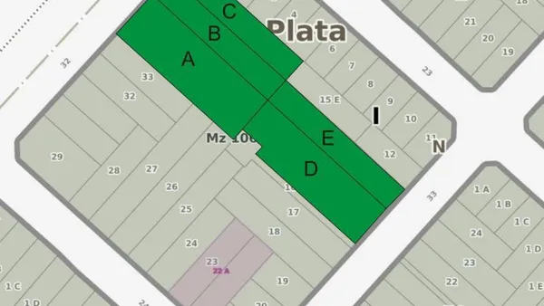 Terreno en 32 e/ 22 y 23