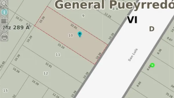 Terreno en San Luis al 3000