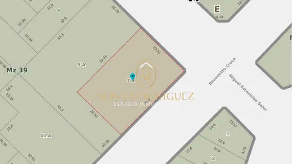 Terreno en CROCE Y SOLER