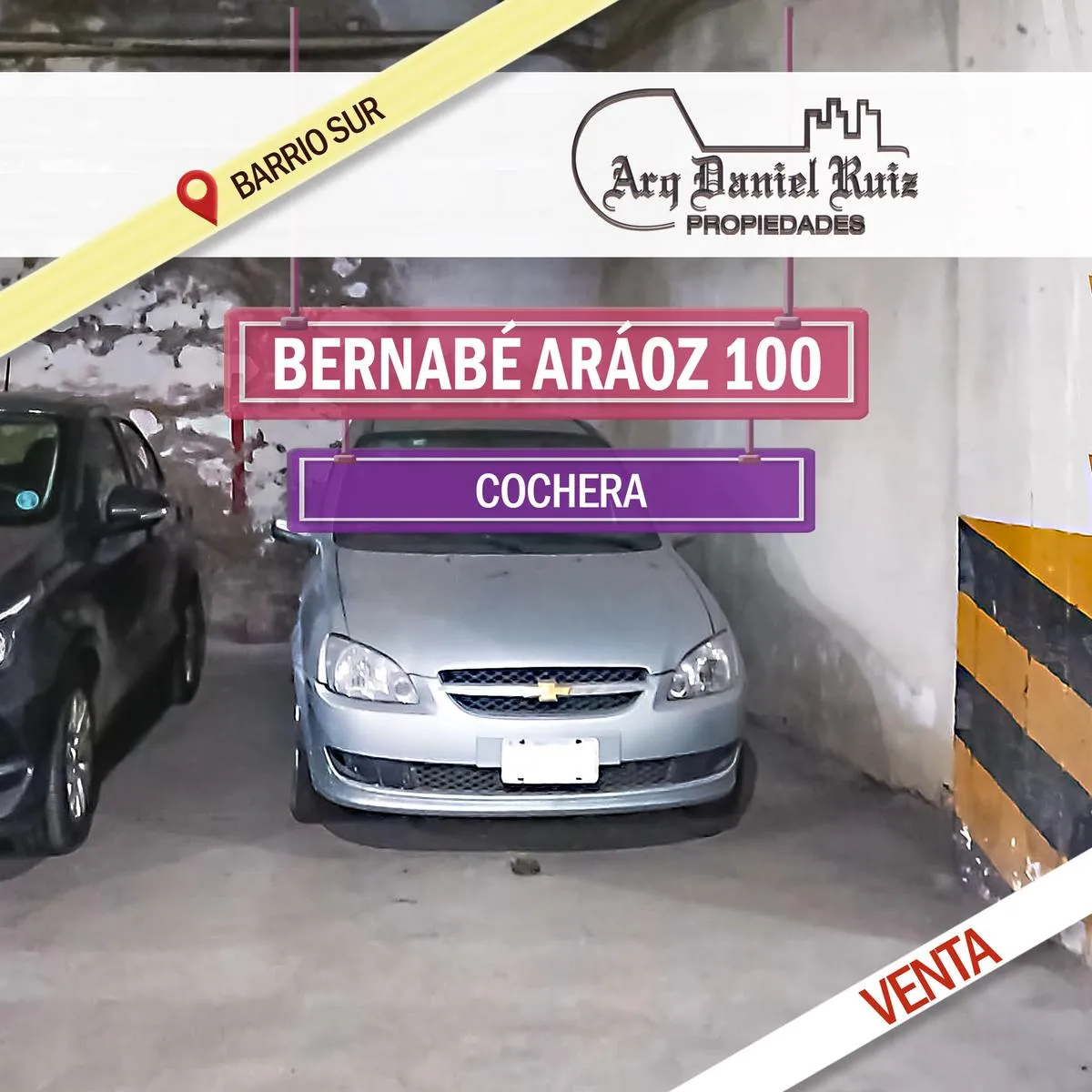 Cochera en Bernabé Aráoz al 100