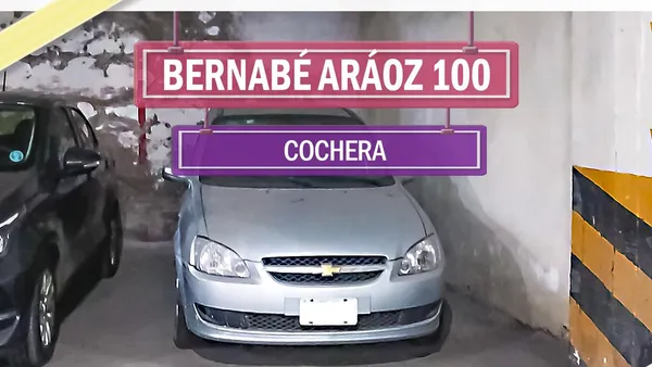 Cochera en Bernabé Aráoz al 100