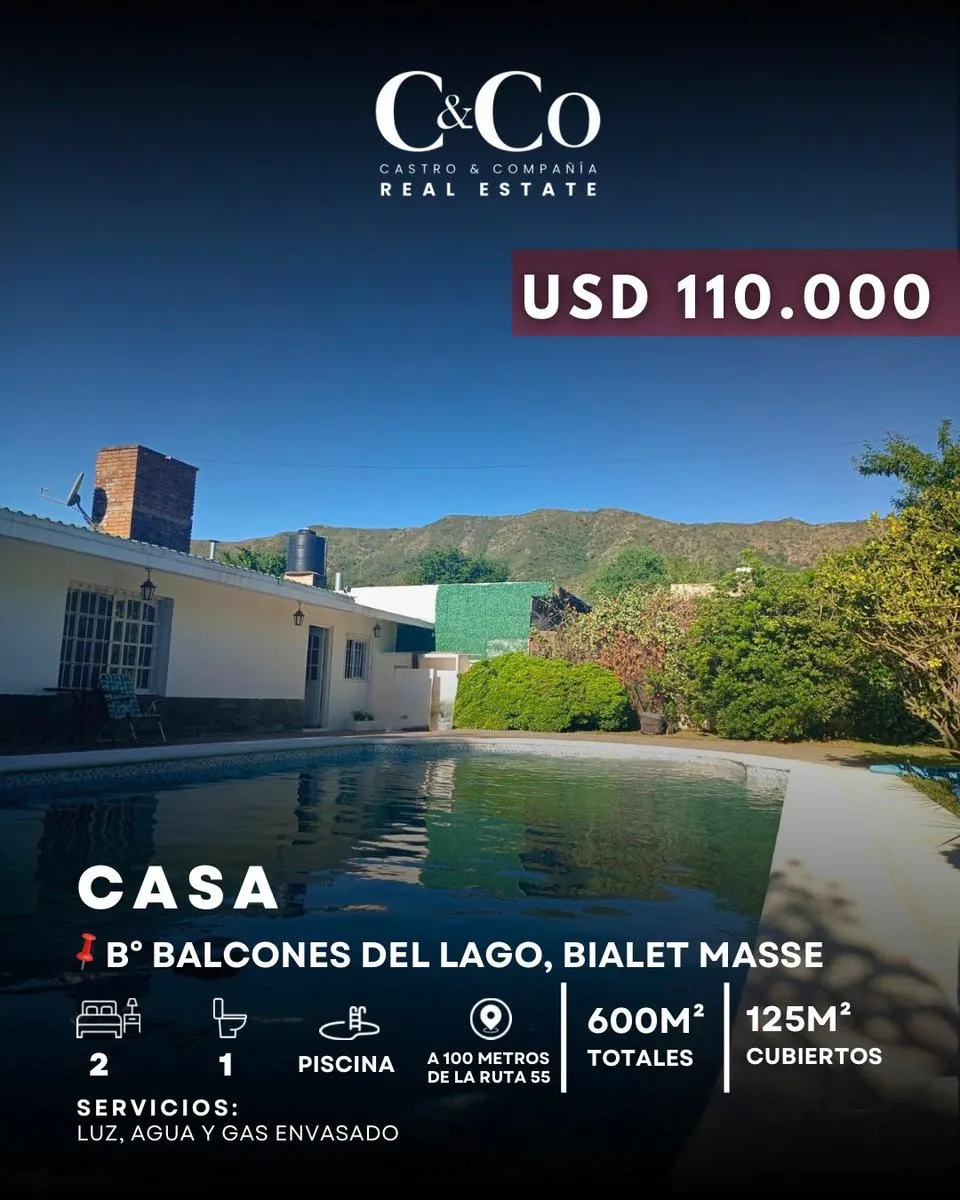 Casa en Balcón del lago, Bialet Masse