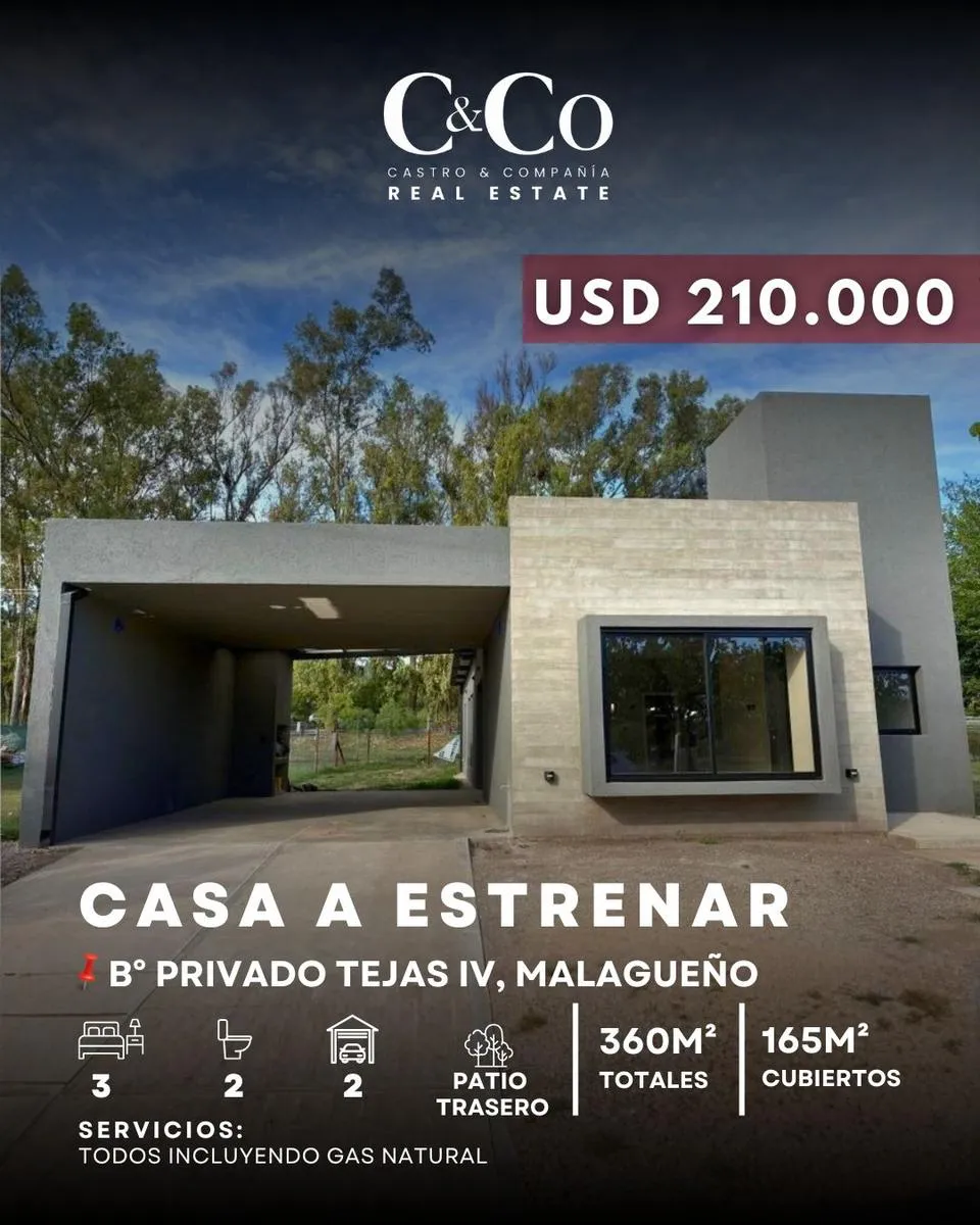 Casa en Tejas 4, Malagueño