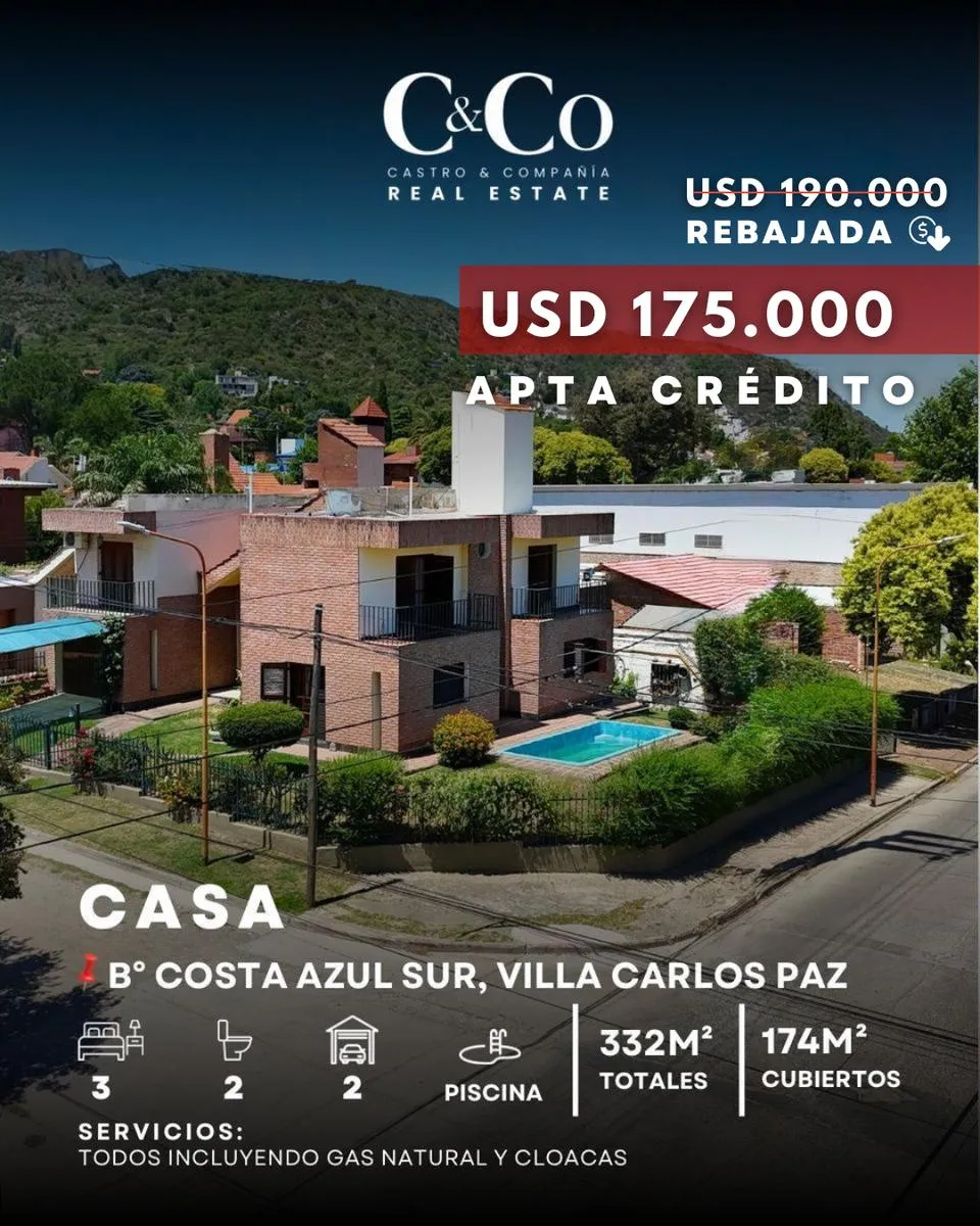 Casa en Costa Azul Sur, Villa Carlos Paz