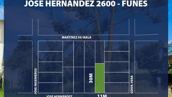 Terreno en JOSE HERNANDEZ al 2600