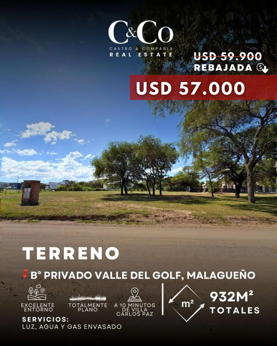 Terreno en Valle del Golf, Malagueño