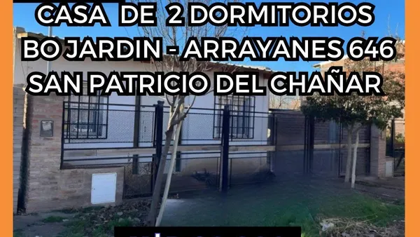 Casa en VENDO CASA DE 2 DORMITORIOS EN SAN PATRICIO DEL CHAÑAR