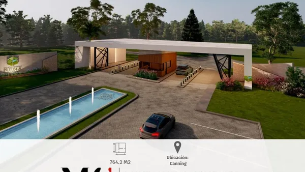 Terreno en Lote frente a acceso venta Puebla Canning
