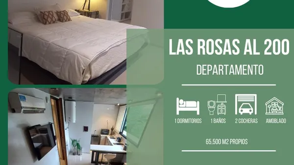 Departamento en lAS ROSAS al 200