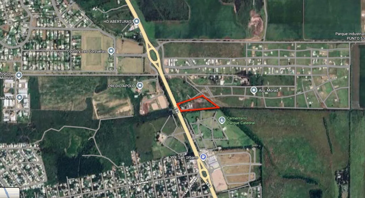 Terreno en Ruta E53 km 18
