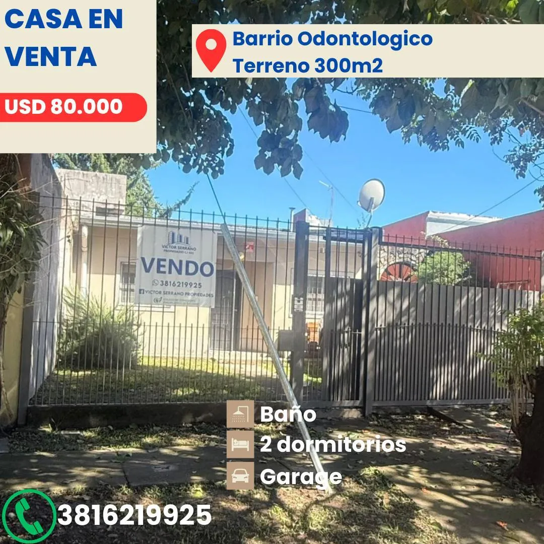 Casa en Barrio Odontológico San Pablo